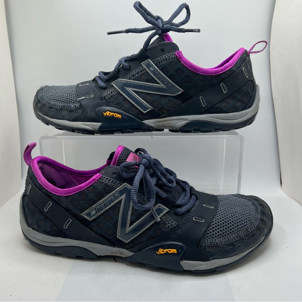 New Balance Sz 9 D Minimus Trail Running Shoes WT10VV Blue Purple wide